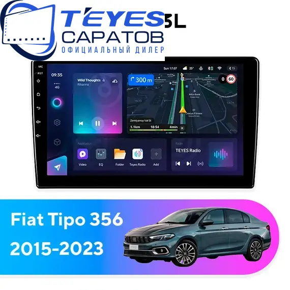 Штатная магнитола TEYES CC3L 4/64 9" для FIAT Tipo 2015-2023
