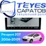Штатная магнитола TEYES CC3 2K 360 6/128 9.5" для Peugeot 207 2006-2009