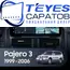 Штатная магнитола TEYES Lux One 4/32 12.3" для Mitsubishi Pajero 1999-2006