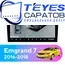 Штатная магнитола TEYES CC3 2K 360 6/128 9.5" для Geely Emgrand 7 2016-2018